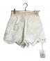 SELF PORTRAIT (セルフ ポートレイト) グラデーションショートパンツ ホワイト サイズ:US4：4000円
