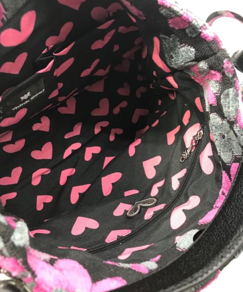Think Bee!（シンクビー!）Think Bee! (シンクビー!) ショルダーバッグ ブラック×ピンクの古着・服飾アイテム