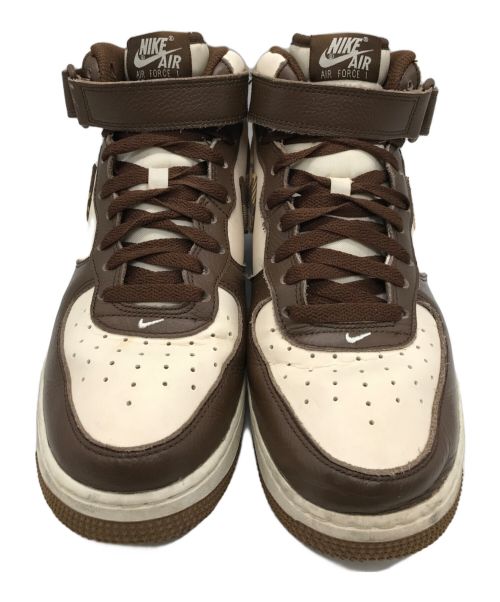 NIKE（ナイキ）NIKE (ナイキ) LX NIKE AIR FORCE 1 MID '07 ブラウン×アイボリー サイズ:26.5ｃｍの古着・服飾アイテム