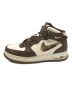 NIKE (ナイキ) LX NIKE AIR FORCE 1 MID '07 ブラウン×アイボリー サイズ:26.5ｃｍ：5000円
