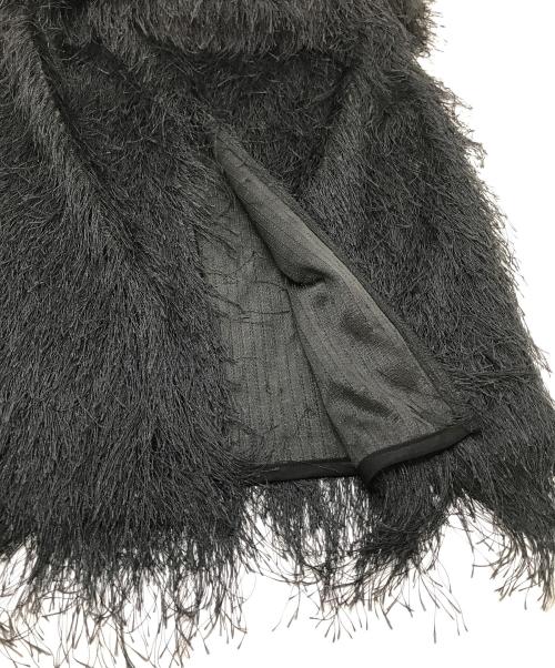 ELENDEEK（エレンディーク）ELENDEEK (エレンディーク) FRINGE STRAIGHT SKIRT ブラック サイズ:01の古着・服飾アイテム