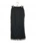 ELENDEEK (エレンディーク) FRINGE STRAIGHT SKIRT ブラック サイズ:01：4500円