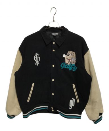 中古・古着通販】GALFY (ガルフィー) 激渋スタジャン ブラック