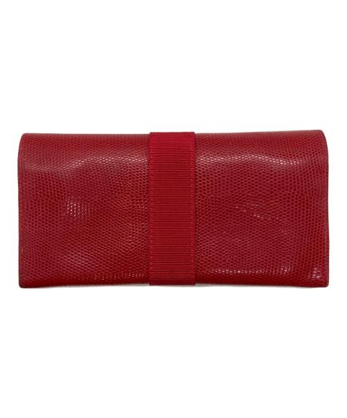Salvatore Ferragamo（サルヴァトーレ フェラガモ）Salvatore Ferragamo (サルヴァトーレ フェラガモ) 長財布 レッドの古着・服飾アイテム
