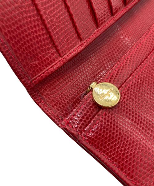 Salvatore Ferragamo（サルヴァトーレ フェラガモ）Salvatore Ferragamo (サルヴァトーレ フェラガモ) 長財布 レッドの古着・服飾アイテム