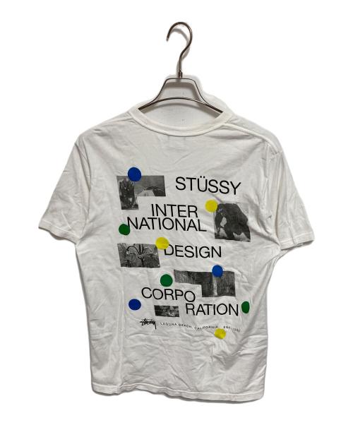 stussy（ステューシー）stussy (ステューシー) プリントTシャツ ホワイト サイズ:Ｍの古着・服飾アイテム