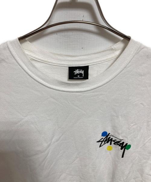 stussy（ステューシー）stussy (ステューシー) プリントTシャツ ホワイト サイズ:Ｍの古着・服飾アイテム