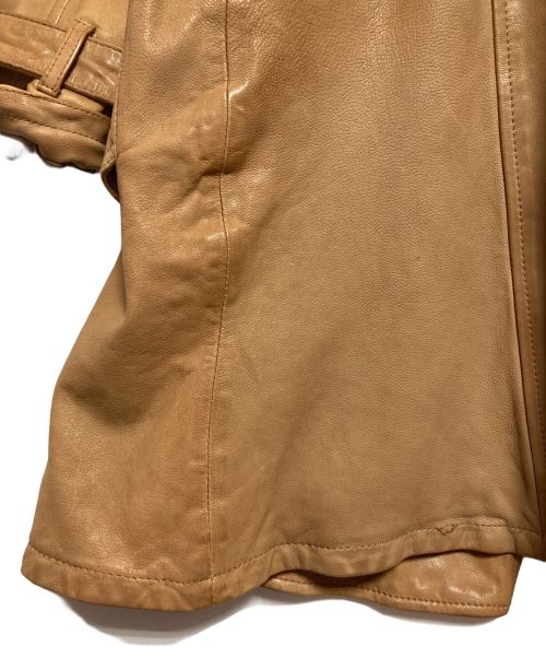 AVIREX Belle（アヴィレックス ベル）AVIREX Belle (アヴィレックス ベル) SHEEPTRENCHCOATWITHFUR ベージュ サイズ:Sの古着・服飾アイテム