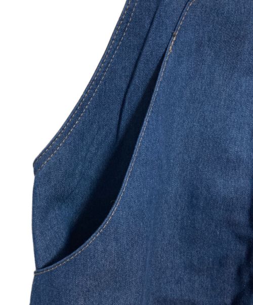 THE RERACS（ザ リラクス）THE RERACS (ザ リラクス) ジャンパースカート インディゴ サイズ:FREEの古着・服飾アイテム