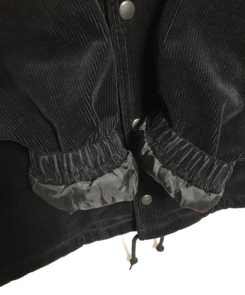 BEAMS（ビームス）BEAMS (ビームス) コーデュロイ ボア コーチジャケット ブラック サイズ:Sの古着・服飾アイテム