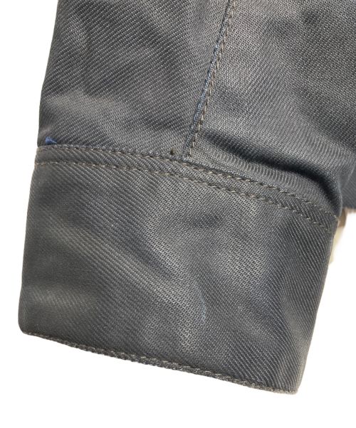 G-STAR RAW（ジースターロゥ）G-STAR RAW (ジースターロゥ) 立体裁断コーティングデニムバイカージャケット ネイビー サイズ:XLの古着・服飾アイテム