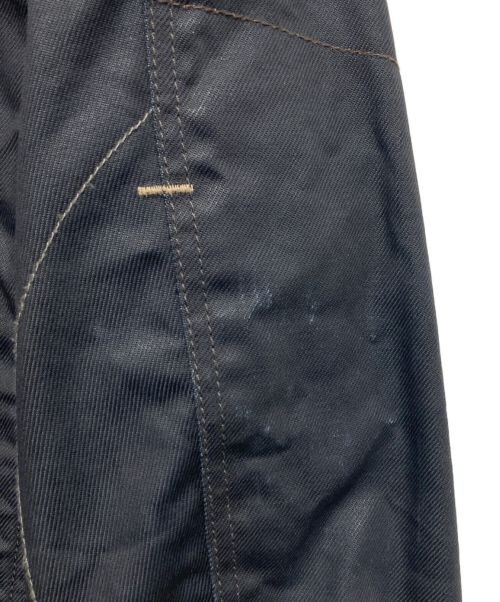 G-STAR RAW（ジースターロゥ）G-STAR RAW (ジースターロゥ) 立体裁断コーティングデニムバイカージャケット ネイビー サイズ:XLの古着・服飾アイテム