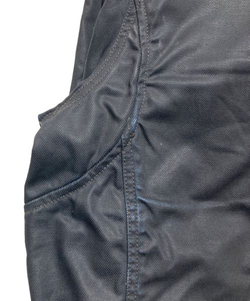 G-STAR RAW（ジースターロゥ）G-STAR RAW (ジースターロゥ) 立体裁断コーティングデニムバイカージャケット ネイビー サイズ:XLの古着・服飾アイテム