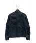 G-STAR RAW (ジースターロゥ) 立体裁断コーティングデニムバイカージャケット ネイビー サイズ:XL：13000円
