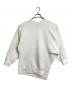 UJOH（ウジョー）の古着「変形スウェット　変形トップス　デザイントップス　スポーツ　日本製」｜ホワイト