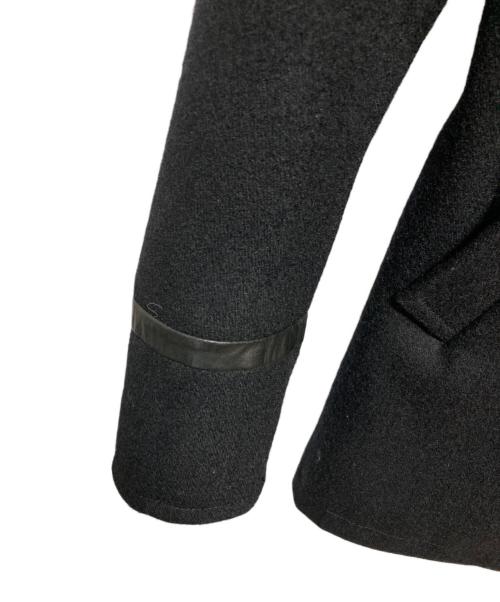 VADEL（バデル）VADEL (バデル) Pコート ブラック サイズ:44の古着・服飾アイテム