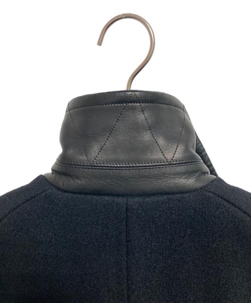 VADEL（バデル）VADEL (バデル) Pコート ブラック サイズ:44の古着・服飾アイテム