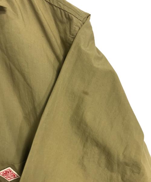 DANTON（ダントン）DANTON (ダントン) コットンポプリンシャツワンピース　長袖ワンピース　 グリーン サイズ:36の古着・服飾アイテム