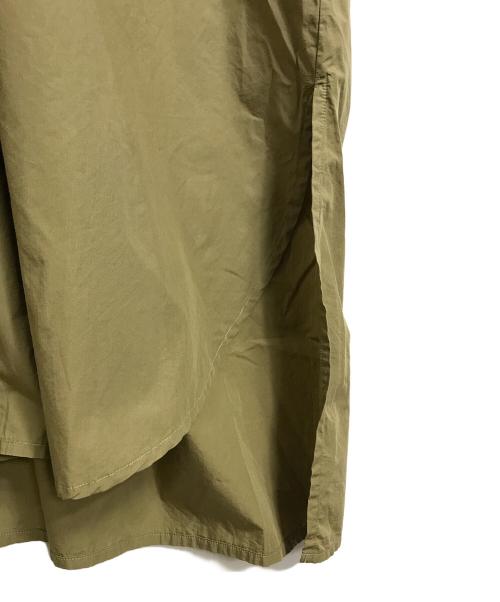 DANTON（ダントン）DANTON (ダントン) コットンポプリンシャツワンピース　長袖ワンピース　 グリーン サイズ:36の古着・服飾アイテム
