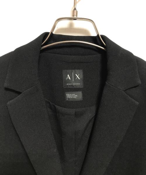 ARMANI EXCHANGE（アルマーニ エクスチェンジ）ARMANI EXCHANGE (アルマーニ エクスチェンジ) テーラードジャケット ブラック サイズ:2の古着・服飾アイテム