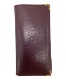 Cartier（カルティエ）の古着「長財布」｜ボルドー