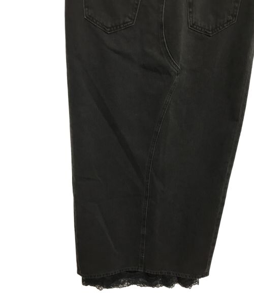 MM6 Maison Margiela（エムエムシックスメゾンマルジェラ）MM6 Maison Margiela (エムエムシックス メゾンマルジェラ) デニムスカート ブラック サイズ:36の古着・服飾アイテム