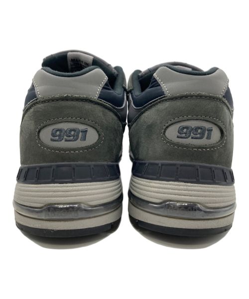 NEW BALANCE（ニューバランス）NEW BALANCE (ニューバランス) ローカットスニーカー グレー×ネイビー サイズ:8/12 Dの古着・服飾アイテム