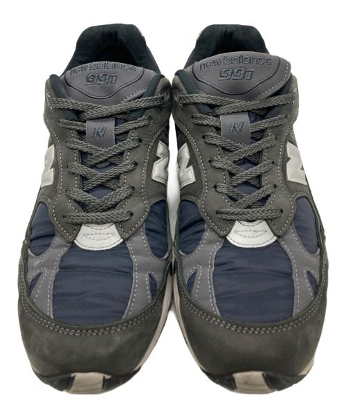 NEW BALANCE（ニューバランス）NEW BALANCE (ニューバランス) ローカットスニーカー グレー×ネイビー サイズ:8/12 Dの古着・服飾アイテム