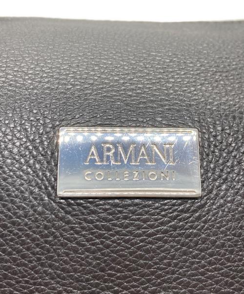 ARMANI COLLEZIONI（アルマーニ コレツィオーニ）ARMANI COLLEZIONI (アルマーニ コレツィオーニ) ハンドバッグ ブラウンの古着・服飾アイテム