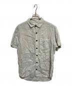 STONE ISLANDストーンアイランド）の古着「リネンシャツ」｜ベージュ