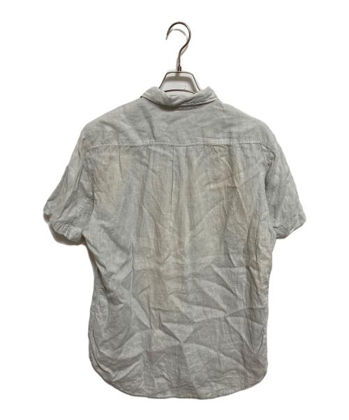 STONE ISLAND（ストーンアイランド）STONE ISLAND (ストーンアイランド) リネンシャツ ベージュ サイズ:Lの古着・服飾アイテム