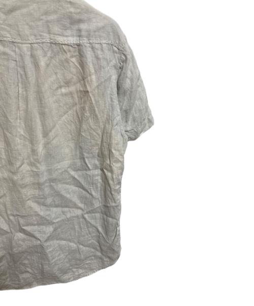 STONE ISLAND（ストーンアイランド）STONE ISLAND (ストーンアイランド) リネンシャツ ベージュ サイズ:Lの古着・服飾アイテム