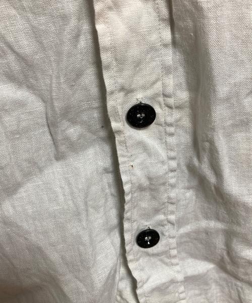 STONE ISLAND（ストーンアイランド）STONE ISLAND (ストーンアイランド) リネンシャツ ベージュ サイズ:Lの古着・服飾アイテム