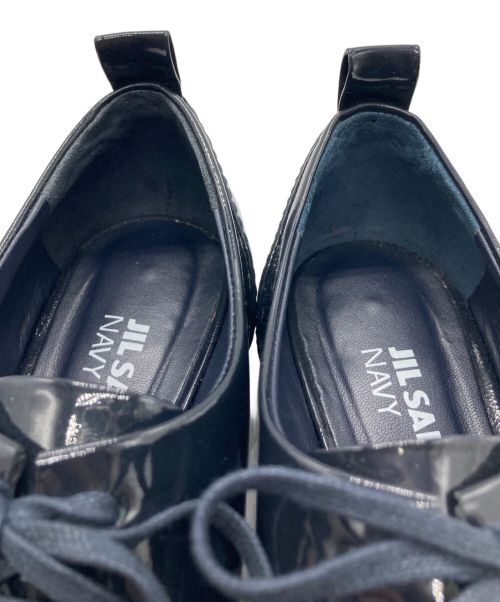 JIL SANDER NAVY（ジルサンダー ネイビー）JIL SANDER NAVY (ジルサンダー ネイビー) レースアップシューズ ネイビー サイズ:38　1/2の古着・服飾アイテム