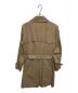 SCYEBASICS (サイベーシックス) ギャバジン ロング トレンチコート ベージュ サイズ:36：15000円