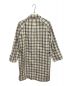 BURBERRY BLUE LABEL (バーバリーブルーレーベル) チェックリネンバルマカーンコート ベージュ×イエロー サイズ:M：11000円