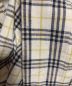 中古・古着 BURBERRY BLUE LABEL (バーバリーブルーレーベル) チェックリネンバルマカーンコート ベージュ×イエロー サイズ:M：11000円