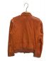 291295=HOMME (ニーキューイチニーキューゴオム) レザージャケット オレンジ サイズ:1：4000円