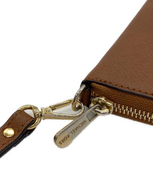 MICHAEL KORS（マイケル・コース）MICHAEL KORS (マイケルコース) 長財布 ブラウンの古着・服飾アイテム