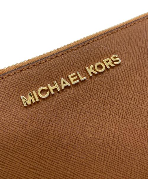 MICHAEL KORS（マイケル・コース）MICHAEL KORS (マイケルコース) 長財布 ブラウンの古着・服飾アイテム