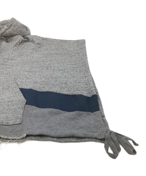 FACETASM（ファセッタズム）FACETASM (ファセッタズム) SWITCHHED PONCHO グレー サイズ:1の古着・服飾アイテム