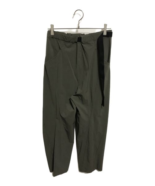 THE VIRIDI-ANNE（ヴィリジアン）THE VIRIDI-ANNE (ヴィリジアン) 撥水ストレッチワイドパンツ グリーン サイズ:W40の古着・服飾アイテム