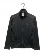 SALOMONサロモン）の古着「ジップアップジャケット」｜ブラック