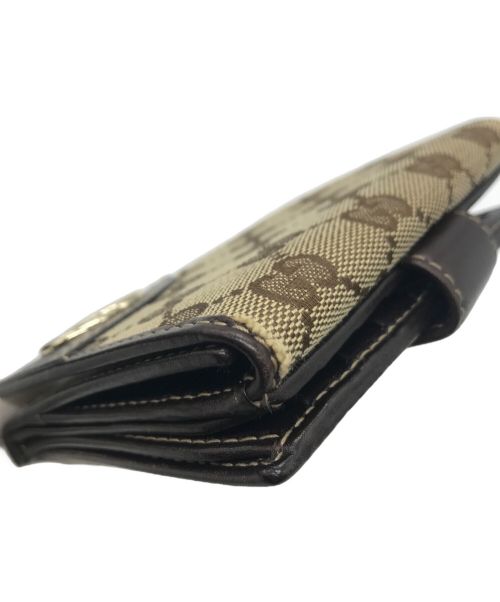 GUCCI（グッチ）GUCCI (グッチ) 2つ折り財布 ベージュの古着・服飾アイテム