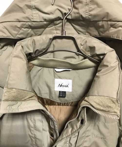NANGA（ナンガ）NANGA (ナンガ) HINOC DOWN JACKET ベージュ サイズ:Lの古着・服飾アイテム