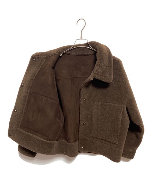 STUNNING LURE（スタニングルアー）STUNNING LURE (スタニングルアー) ボアジャケット ブラウン サイズ:1の古着・服飾アイテム