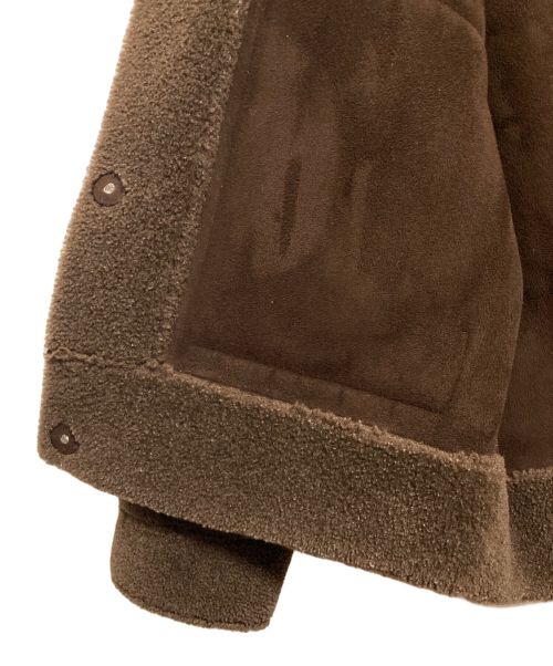 STUNNING LURE（スタニングルアー）STUNNING LURE (スタニングルアー) ボアジャケット ブラウン サイズ:1の古着・服飾アイテム