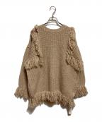 KiiRAキーラ）の古着「ニット」｜ベージュ