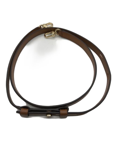 MICHAEL KORS（マイケル・コース）MICHAEL KORS (マイケルコース) CARMER スモール フラップ サッチェル ブラウンの古着・服飾アイテム