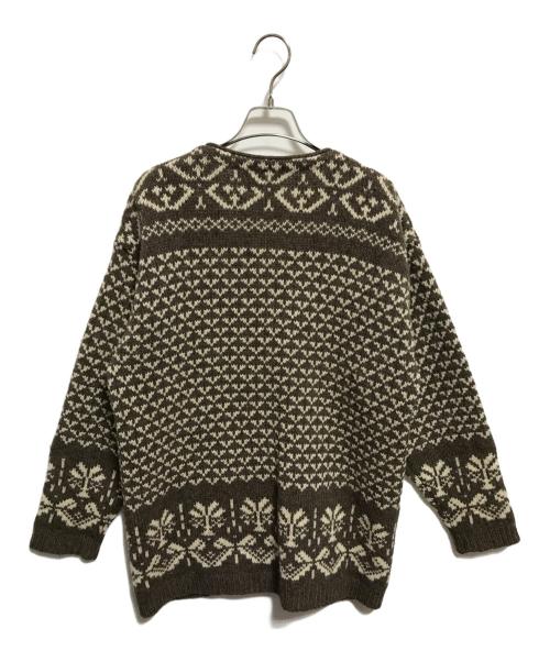 L.L.Bean（エルエルビーン）L.L.Bean (エルエルビーン) ノルディックカーディガン ブラウン サイズ:Mの古着・服飾アイテム